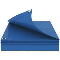 vidaXL Zeil met Oogjes Blauw 4 x 6 m 180 gsm PE