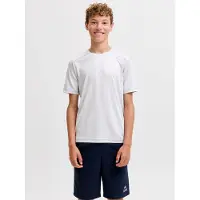 Jack & Jones Badge Longsleeved T-shirt Boys 164 Wit