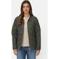 Camel active Quiltjas met 2-wegs ritssluiting - Maat womenswear-42 - Bosgroen