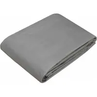 vidaXL Zeil met Oogjes Lichtgrijs 4 x 6 m 260 gsm PE