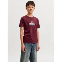 JACK&JONES JUNIOR 3-pack Logo T-shirts Boys 176 Rood