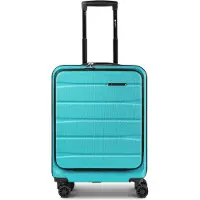 Franky Munich 4.0 4 wielen Cabinewagen 55 cm Laptopvak met uitbreidingsplooi blauw