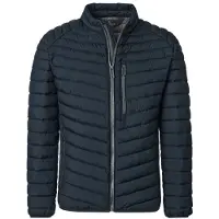 Casa Moda gewatteerde jas donkerblauw