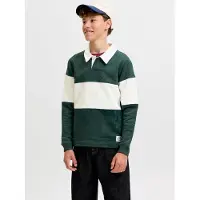 JACK&JONES JUNIOR Kleurblokken Sweatshirt Boys 176 Groen