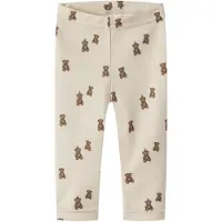 Lil´ Atelier Leggings crème / camel