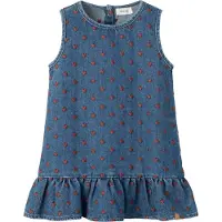 Lil´ Atelier Jurk blauw denim / rood