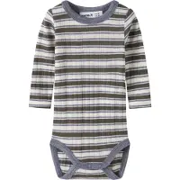 Name it Rompertje/body navy / wit