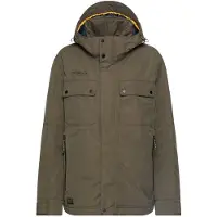 Camel active teXXXactive functioneel jack met afritsbare capuchon - Maat menswear-31 - Donkergroen