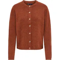 ONLY Gebreid vest 'ONLSimoni' roestrood