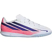 Adidas F50 Hyperfast Club Zaalvoetbalschoenen (IN) Kids Wit Paars Roze