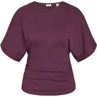 Noisy May Shirt 'NMAbbi' donkerrood