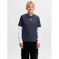 Jack & Jones Junior Shirt 'JCOClub' navy / wit