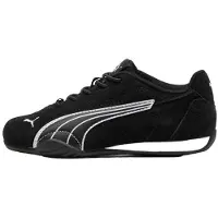 Puma Catch suède sneakers - zwart/wit Meerkleurig - maat 35
