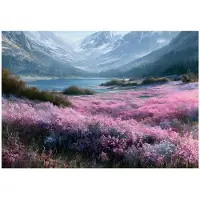 WALLARENA - Fotobehang - 250x175 cm - bergen, bloemen en meer voor woonkamer en slaapkamer