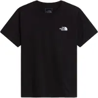The North Face T-shirt - zwart Jongens/Meisjes Katoen Ronde hals Logo - maat 134/140