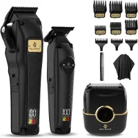 Wellshave Barber Pack 2.0 - Barber Set - Kappers set - Tondeuse Mannen - Foil Shaver - Hair Clipper - Kappers Tondeuse - Trimmer voor haar & baard - Head Shaver - Tondeuse set