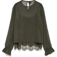 Vero Moda Blouse 'VMLalie' donkergroen