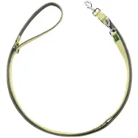 Hunter Trainingslijn Neopren Groen&Grijs - Hondenriem - 200x1.5 cm