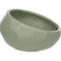 Flamingo - EET- EN DRINKPOT UNIC ROND GROEN 17x15x9CM 550ML