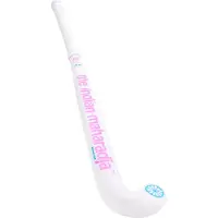 The Indian Maharadja Khanjar JR [compo]-31 inch Hockeystick Kids - wit-fel roze-fel blauw