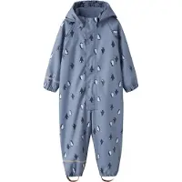 Name it Regenanzug m. Fleece - PU - NmmDry10 - Country Blue m. P - - 4 Jahre (104) - Regenanzüge