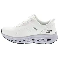 SKECHERS Dames Slip-ins BOBS Sport Arc Waves Sneaker 117863 WLV White Lavender
