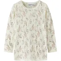 Name it Shirt 'NMFWANG' olijfgroen / oudroze / wit