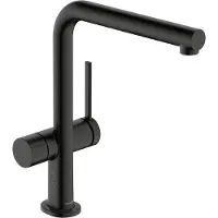 Hansgrohe Talis M54 - Keukenkraan, met afsluitklep voor het apparaat, geborsteld zwart chroom 72827340