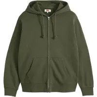 Levi's Sweatvest donkergroen