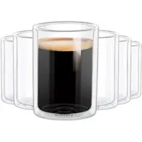 Wilmax Dubbelwandig Glas 200 ml Transparant WL-888782/A