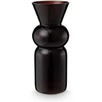 Vtwonen - Vaas Cilinder - Glas - Bruin - 13x32 cm