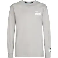 Petrol Industries Shirt grijs / wit