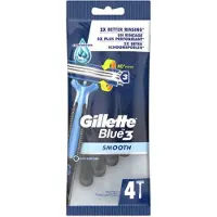 Gillette Scheermesjes Blue 3 Smooth 4 stuks