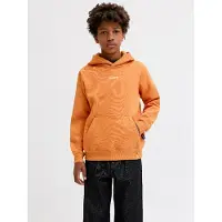 Jack & Jones Junior Sweatshirt 'JCOClub' mandarijn / wit