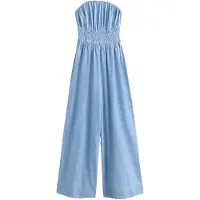 Next Jumpsuit blauw denim