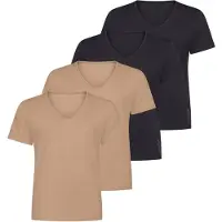 Sloggi Heren onder t-shirts 4 pack SLG Base