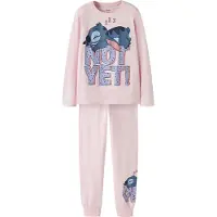 Name it Nachtkledij 'NKFANDA STITCH' navy / lichtlila / rosa / lichtroze