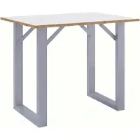 VCM Bartisch, Stehtisch und Meetingtisch, 138 x 80 x 102 cm, Hochtisch für Küche, Büro und Lounge - Salia