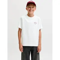 Jack & jones Achterkant Bedrukt T-shirts Boys 152 Wit