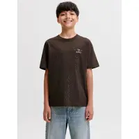 Jack & Jones Junior Shirt lichtblauw / bruin / cappuccino / mauve