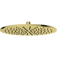 Boss & Wessing Luxe hoofddouche rond 30 cm geborsteld messing goud
