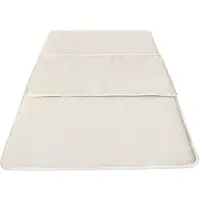 THE WHITE STONE Waterdichte Matrasbeschermer - - 80 x 190 cm - 3 Afneembare Matrashoezen - Hypoallergeen - Ecologisch