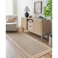 Livabliss - LORI Beige Jute-Look Binnen/Buiten Tapijt