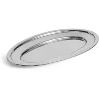 HAY Serveerschaal Essential Steel Oval Dish Medium Stainless steel