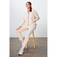 Tommy Life Overmaatse Hoodie Rits Trainingspak Set