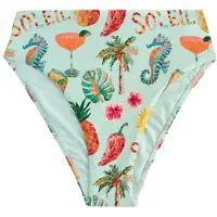 Next Bikinibroek geel / groen / mintgroen / rood