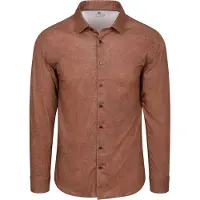 Desoto Overhemd Twill Bruin