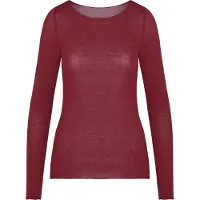 Hunkemoller super soft Boothals shirt met Cashmere Rood Dames | Maat: XL