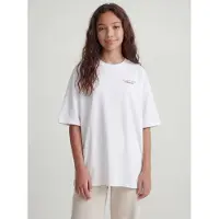 JJXX GIRL T-shirt met backprint - wit Meisjes Katoen Ronde hals Backprint - maat 128