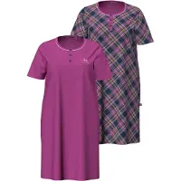 Ulla Popken Nachthemd donkerblauw / bessen
